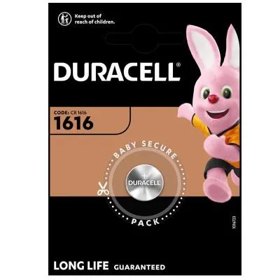 Батарейка Duracell литиевая CR1616-1BL Батарейка Duracell литиевая CR1616-1BL