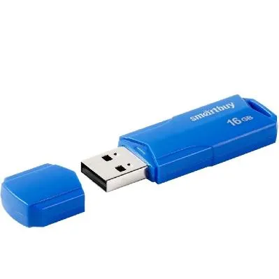 Флеш-накопитель Smartbuy Clue синий 16Gb Флеш-накопитель Smartbuy Clue синий 16Gb