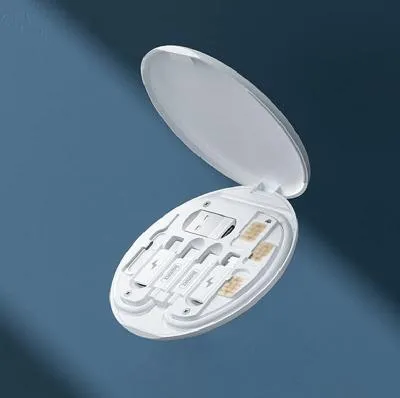 Многофункциональный набор переходников адаптеров Remax RC-190 60W белый