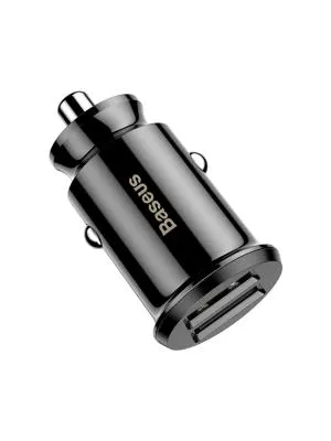 Автомобильное зарядное устройство Baseus Grain 2USB 3.1A черное CCALL-ML01