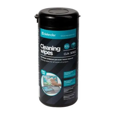 Салфетки для поверхностей CLN 30102 PRO 110шт, туба, витлейд DEFENDER