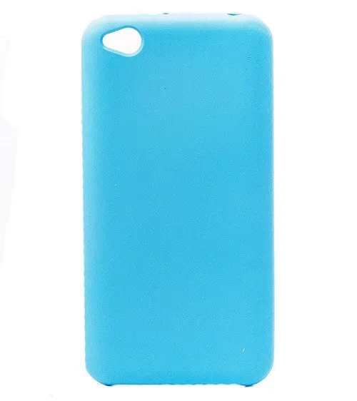фото Чехол накладка для Xiaomi Redmi Go силикон светло-голубая