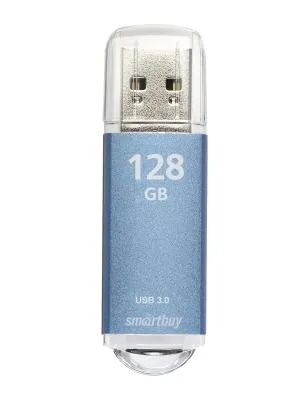 Флеш-накопитель Smartbuy V-Cut Series USB 3.0/3.1 голубой 128Gb