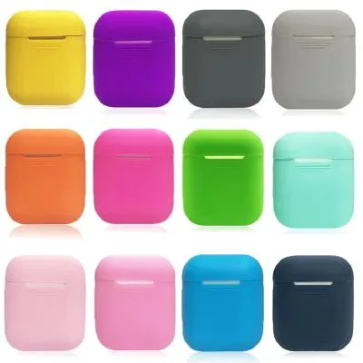 Чехол для наушников  1/2 ультратонкий силикон violet