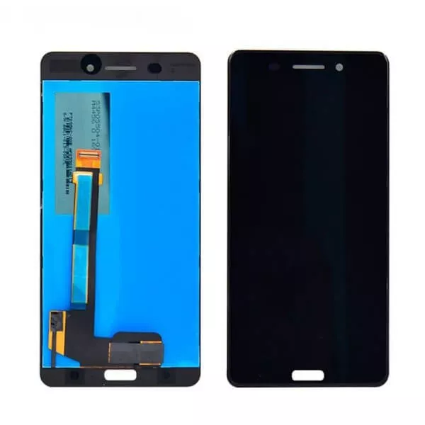 Дисплей для Nokia 6 + тачскрин черный Дисплей для Nokia 6 + тачскрин черный
