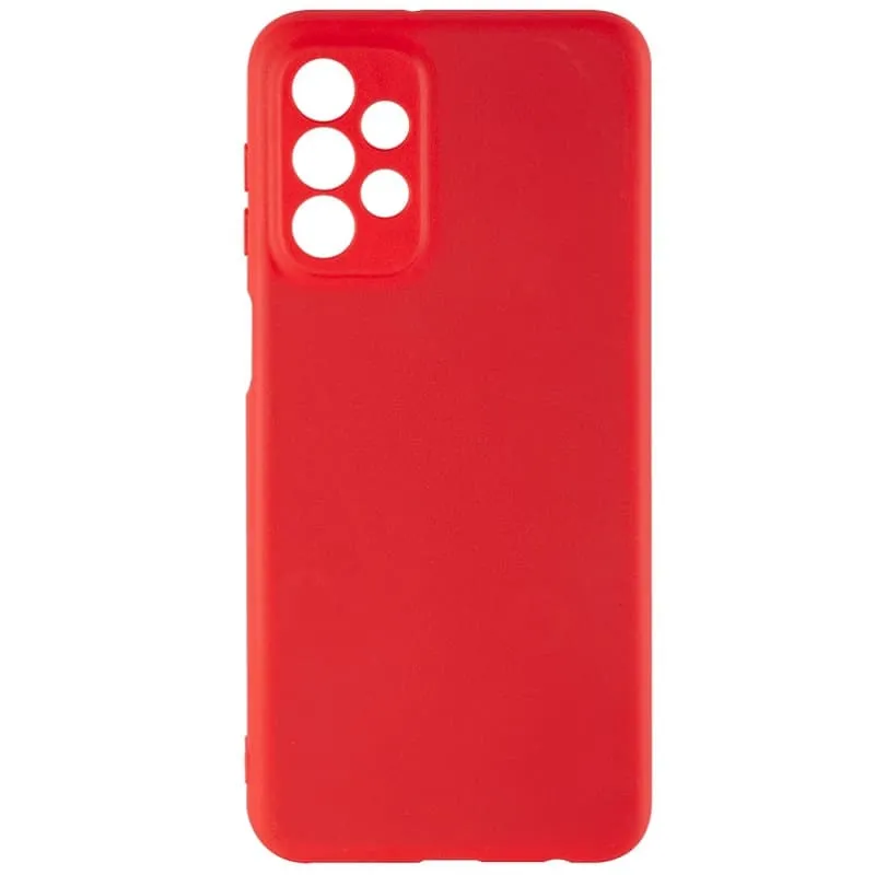 фото Чехол накладка для Xiaomi 12T Red Line iBox Case с защитой камеры и подложкой силикон красный