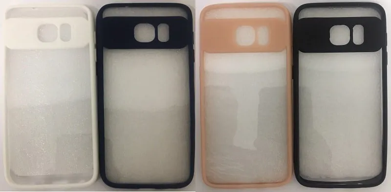 фото Чехол накладка для Xiaomi Redmi Note 4X силикон прозрачный с розовым бампером и ободком вокруг 