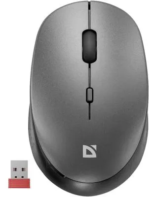 Мышь беспроводная DEFENDER AURIS MB-027 серый,3 кнопки,800-1600 dpi
