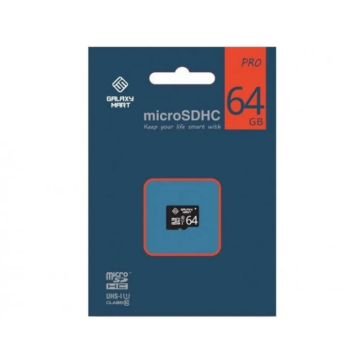 Изображение Карта памяти GalaxyMart Micro SDHC Class 10 UHS-I U1 64Gb без адаптера