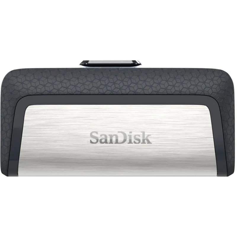 Изображение Флеш-накопитель Sandisk Ultra Dual Drive OTG USB 3.0 Type-C USB 3.1 серый/узор 64Gb Изображение Флеш-накопитель Sandisk Ultra Dual Drive OTG USB 3.0 Type-C USB 3.1 серый/узор 64Gb