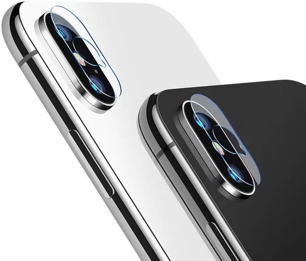 фото Защитное стекло на камеру для iphone XR (6.1) TOTU Desing series 007 серебро