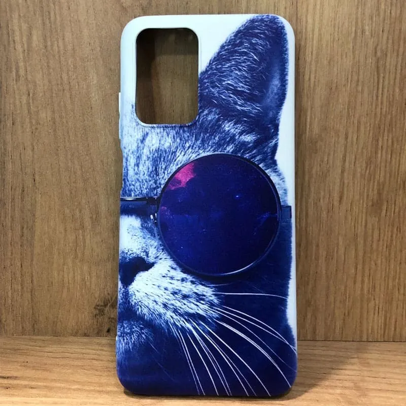 фото Чехол накладка для Xiaomi Redmi Note 12S 4G Gresso Пушистики-принт 1 силикон синий