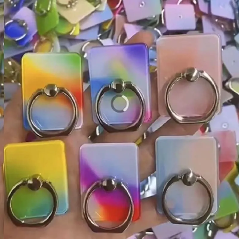 Изображение POPSOCKET попсокет для телефона прямоугольный с кольцом переход цвета в ассортименте фото POPSOCKET попсокет для телефона прямоугольный с кольцом переход цвета в ассортименте