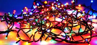 Гирлянда светодиодная 5 м провод черный LED-200 220V 8 режимов разноцветная
