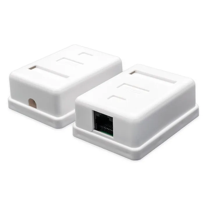 Розетка накладная Geplink GL4053 1 порт UTP, RJ45 белая Розетка накладная Geplink GL4053 1 порт UTP, RJ45 белая