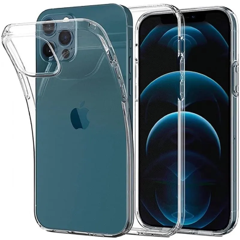 фото Чехол накладка для iphone 15 Pro Max (6.7) силикон тонкий прозрачная