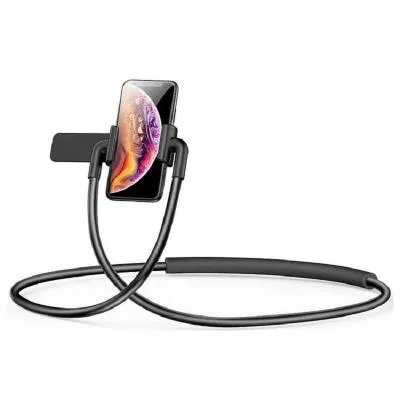 Держатель гибкий для телефона Baseus New Neck-Mounted Lazy гибкий черный