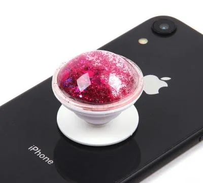 POPSOCKET попсокет для телефона жидкость с блеском малиновая POPSOCKET попсокет для телефона жидкость с блеском малиновая