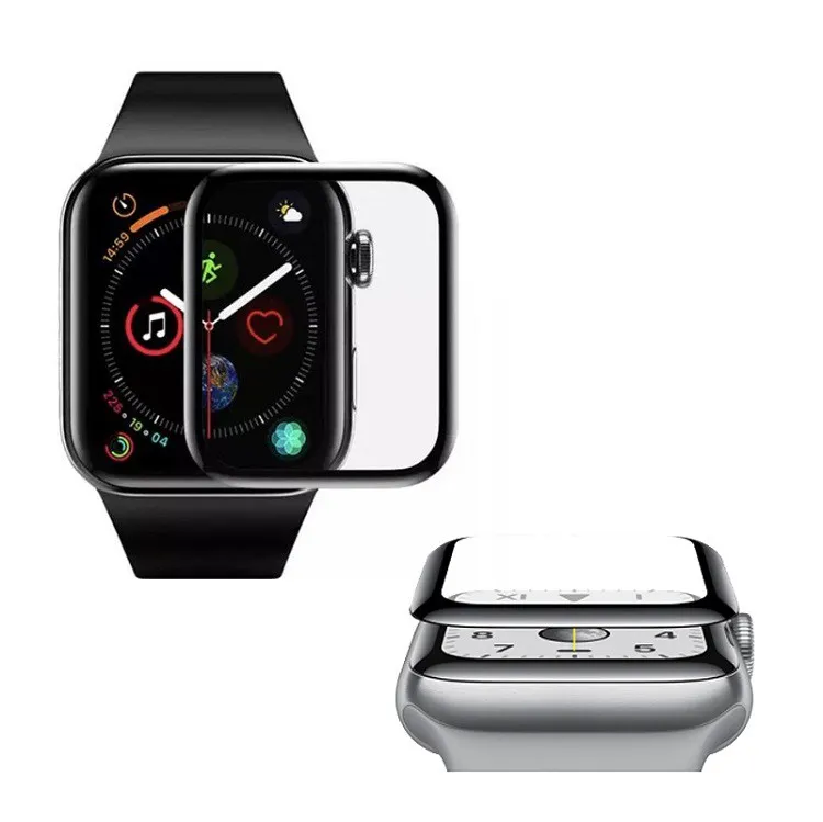 фото Защитное стекло для Apple Watch 44mm xomobile FP1 3D HD soft черное