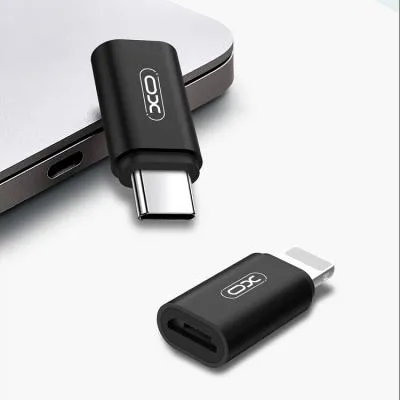 Адаптер переходник с Micro USB на Lightning xomobile NB130 2.1A черный