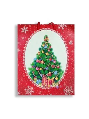 0392.884 Пакет подарочный Арт и Дизайн 18х22,3 см Новогодняя елка