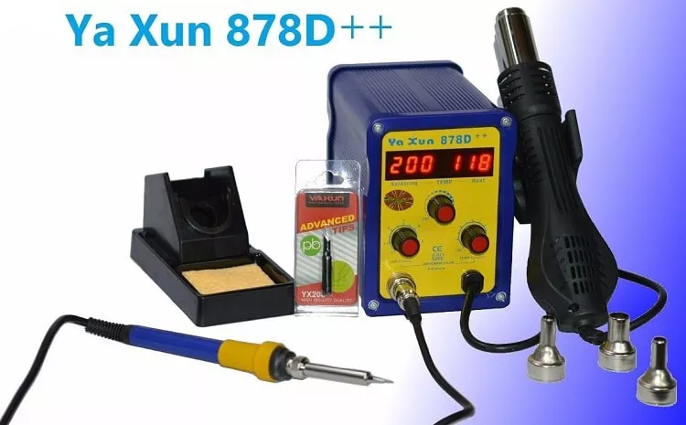 Термовоздушная паяльная станция YA XUN YX- 878D++ Термовоздушная паяльная станция YA XUN YX- 878D++