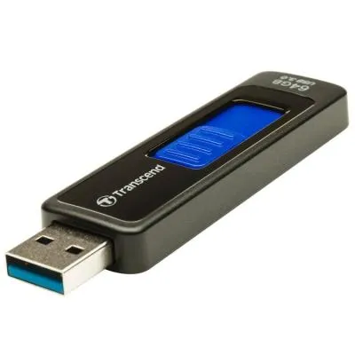 Флеш-накопитель Transcend JF760 USB 3.1 Gen 1 64Gb черный выдвижной