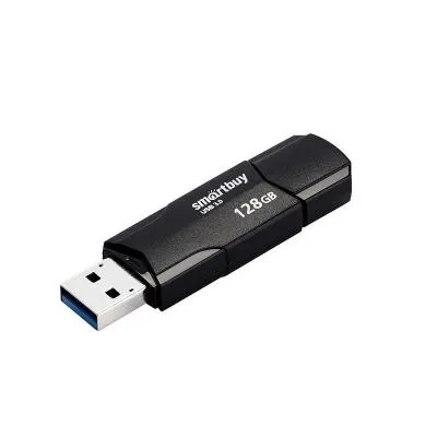 Флеш-накопитель Smartbuy Clue USB 3.0/3.1 черный 128Gb Флеш-накопитель Smartbuy Clue USB 3.0/3.1 черный 128Gb
