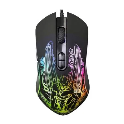 Мышь проводная игровая Qumo Gothic M51 7 кнопок,подсветка RGB