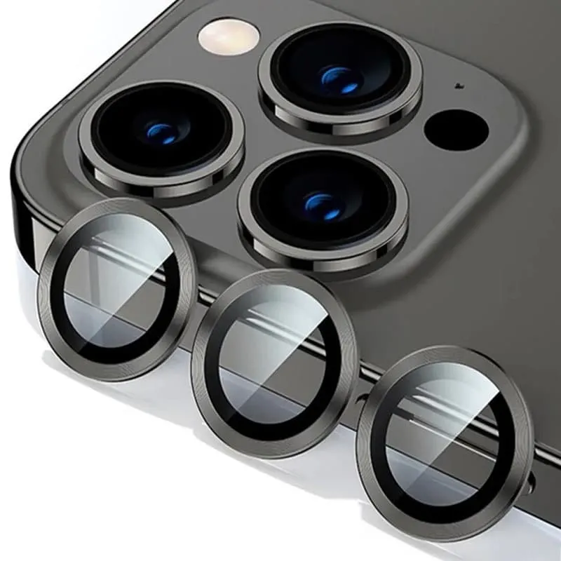 фото Защитное стекло на камеру для iphone 15 (6.1)/15 Plus (6.7) Remax GL-89 Eagle Eye Fully Covered Lens черный