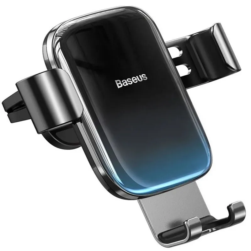 фото Автомобильный держатель для телефона Baseus Glaze Gravity в решетку вентиляции черный SUYL-LG01