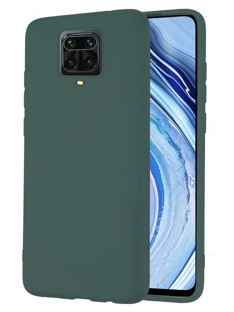 фото Чехол накладка для Xiaomi Redmi 9A Gresso Меридиан силикон зеленый