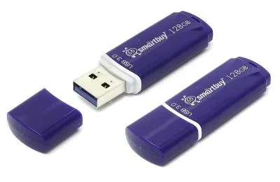 Флеш-накопитель Smartbuy Crown USB 3.0 голубой 128Gb