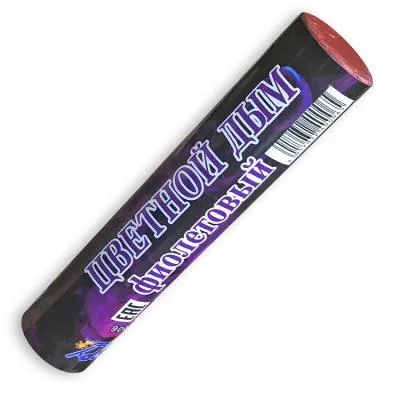 Цветной дым Happy Family FPS006 фонтан 120 сек фиолетовый 