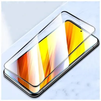 Защитное стекло для iphone 14 Pro Max (6.7) Leiwei 3D черное