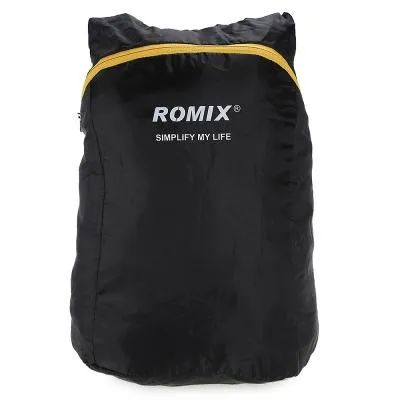 Рюкзак складной ROMIX RH30 черный
