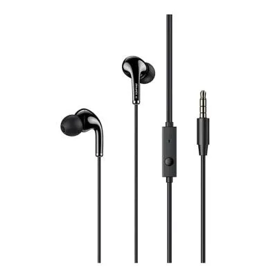 Наушники проводные Awei PC-6 черные с микрофоном 
