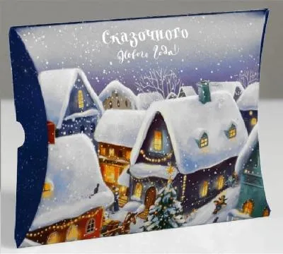 Коробка сборная фигурная "Волшебного праздника" 26х19х4 см 5013306