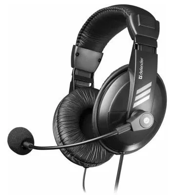 Компьютерные наушники DEFENDER Gryphon 750 черный 4-pin кабель 2 м 