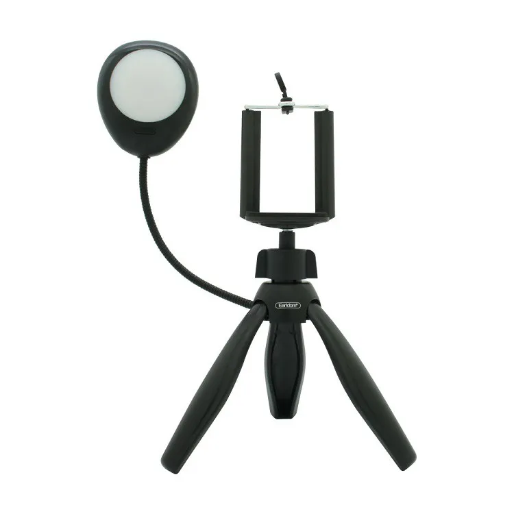 Штатив трипод с подсветкой Ealdom ET-ZP15 черный Штатив трипод с подсветкой Ealdom ET-ZP15 черный