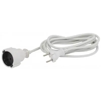 Удлинитель ЭРА UX(6)-1-3m без зазeмления 1 гнездо 3метра 10A ПВС 2х0,75мм2