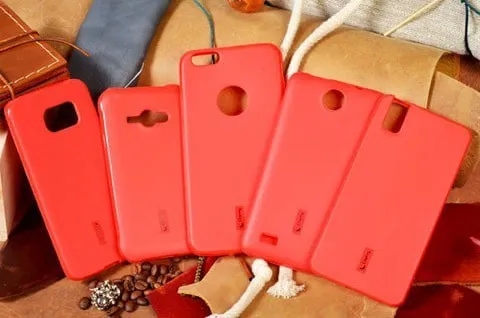 фото Чехол накладка для Xiaomi Mi 5S Cherry силикон красная