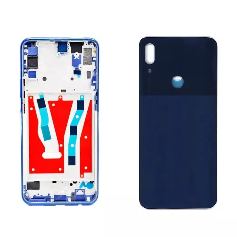 Рамка дисплея для Huawei P Smart Z/9X синяя +задняя крышка Рамка дисплея для Huawei P Smart Z/9X синяя +задняя крышка