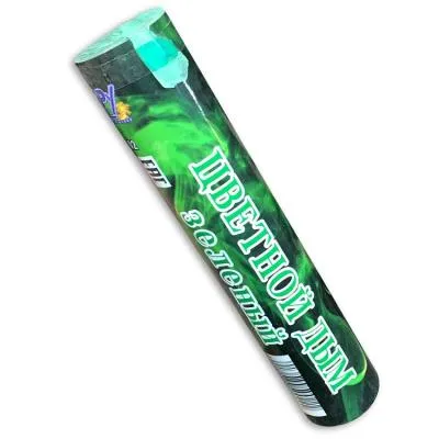 Цветной дым Happy Family FPS002 фонтан 120 сек зеленый