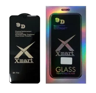 Защитное стекло для iphone 12 Pro Max (6.7) Lanxiu 9D XMART черное