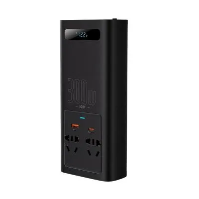 Автомобильный инвертор Baseus IGBT Power Inverter 300W 220V CN/EU черный CGNB010101