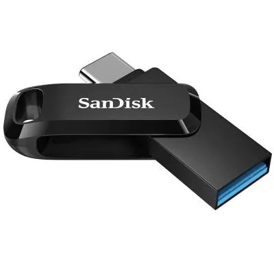 Флеш-накопитель Sandisk Ultra Dual Drive Go OTG USB 3.1 Type-C USB 3.0 черный 64Gb