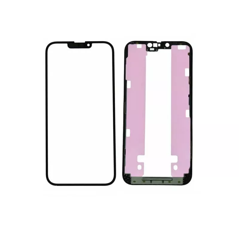 Стекло тачскрина+Рамка+OCA для iphone 13 Pro Max черный o