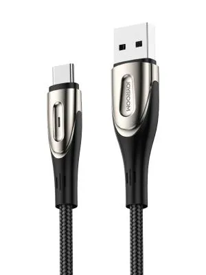 Кабель для зарядки Type-C USB Joyroom S-M411 1.2м 3A в оплетке черный