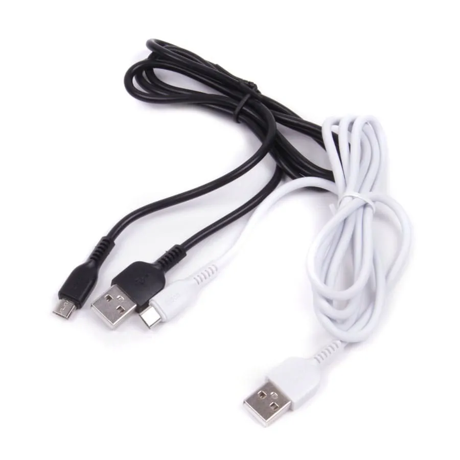 Кабель для зарядки Micro USB HOCO X13 2.4А черный